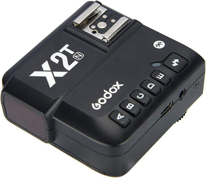 Godox X2T-N TTL Wireless Flash Trigger for Nikon Bluetooth Connection Supports iOS/Android App Contoller,1/8000s HSS,TCM Function,Relocated Control-Wheel,New AF Assist Light