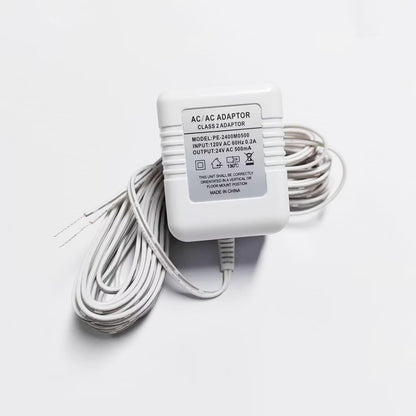 24V 500mA Power Adapter,Extra Long 26ft Extension Cabel Doorbell Transformer for Nest Ecobee Sensi,Honeywell,Ring Video Doorbell,Wyze Doorbell,Eufy Pro Cam,Power Supply