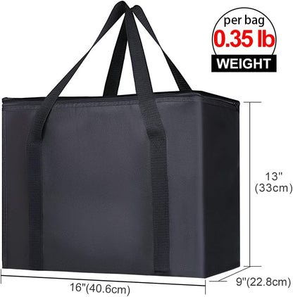 Purilite Select™ Insulated Food Delivery Bag – Extra Large Thermal Carrier for Hot &amp; Cold Food Transport