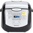Panasonic SRZC123L Rice Cooker, 6-Cup Uncooked/12-Cup Cooked, Fuzzy Logic Microcomputer, Thick Non-Stick Aluminum Pan, Detachable Inner Lid, 10 Programs, Auto Keep Warm, Keep Warm, White