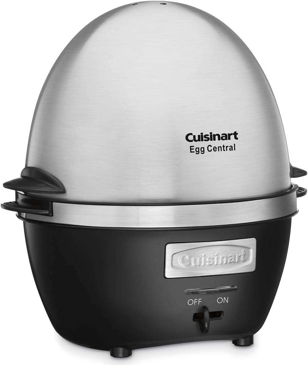Cuisinart Egg Cooker for Omelets, Poached and Soft, Medium or Hard Cooked Eggs, 10 Eggs Capacity (CEC-10C)