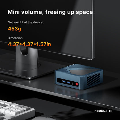 origimagic N2 Pro Mini PC, Ryzen 7 6800H Mini Computers (8C/16T, up to 4.7GHz), 32GB DDR5 RAM, 512GB PCle 4.0 NVME SSD, Radeon 680M, 8K UHD/USB4/USB3.2/USB2.0/WiFi 6E/BT 5.2