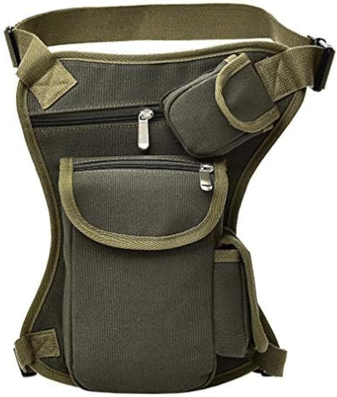 Motorcycle Drop Leg Bag Nylon Waist Pack for Men Women Travel Hiking Tactical Cycling Bike Ride Riding Crossbody Shoulder Fanny Pouch