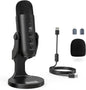 ZealSound USB Microphone,Condenser Phone Computer PC Mic kit,Plug&Play Gaming Microphones for PS 4&5.Mic Gain&Volume Control,Echo &Mute Button for Vocal,Record,Streaming,Discord YouTube Podcast on Mac