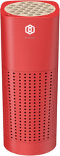 IMUNSEN M-003R True HEPA 13 Filter Air Purifier for Car, Desk, and Office with Carbon Deodorization Filter, 4-Stage Filtration, Smoke, Odors, Allergens, USB Port 5V, Made in Korea - Red - PuriLite