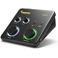 FIFINE PC Audio Mixer for Recording Music, USB Interface for Streaming and Podcasting with XLR, Monitor, 48V Phantom Power, Gain Knob, for Instrument Guitar/Video Content Creation/Vocal-Ampli 1