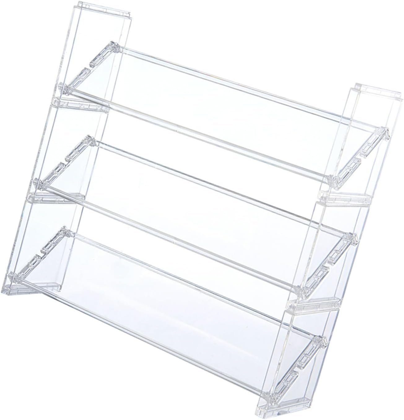 Clear Makeup Storage Organizer | Multi Layer Cosmetic Display | Dressing Table Storage Box | Space Saving Makeup Holder | Plastic Beauty Organizer - PuriLite