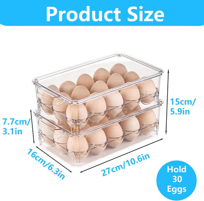 Pure Future 50-Piece Large Airtight Food Storage Containers with Lids, BPA-Free Stackable & Microwave Safe Kitchen Set for Meal Prep, Freezer Use - 25 Containers & Lids, Leakproof Design