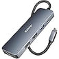 BENFEI USB C HUB 7in1, USB C HUB Multiport Adapter with USB-C to HDMI, USB-C to SD/TF Card Reader/3*USB 3.0/100W Power Delivery, Compatible with iPhone 15 Pro/Max, MacBook, iPad Pro, iMac, S23, XPS17