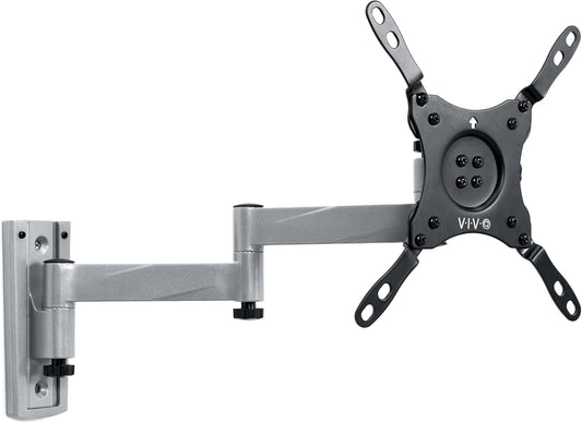 VIVO Quick Release RV TV Wall Mount for 33cm to 109cm Screens, Articulating Lockable Bracket Stand, Fits up to VESA 200x200, Black, Mount-TVQR1