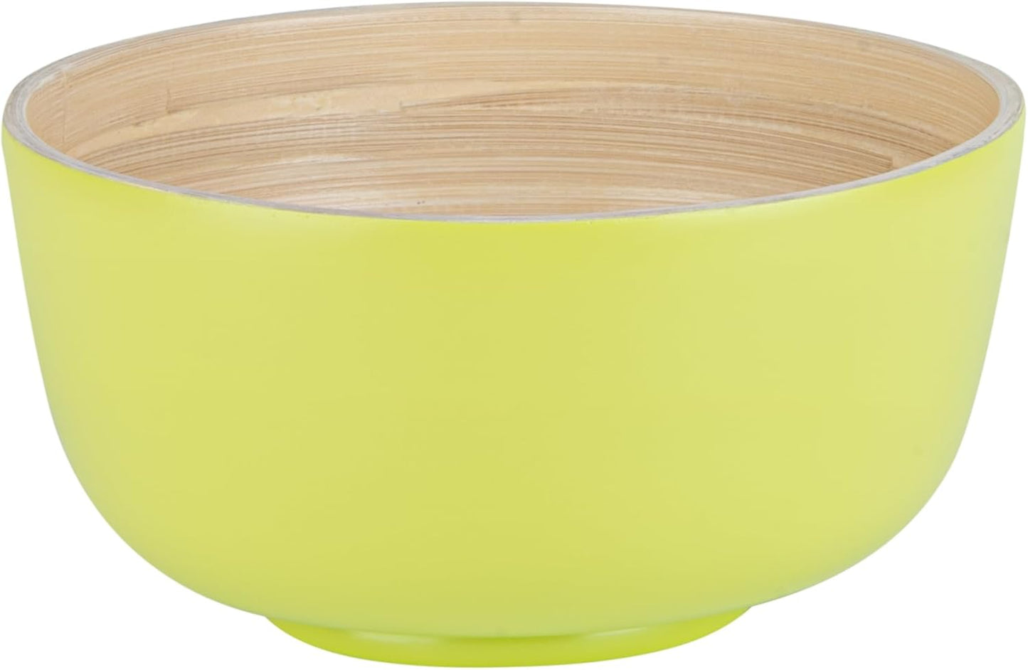 Restaurantware-Bambuddha 15 Ounce Small Salad Bowl, 1 Heavy-Duty Round Salad Bowl - Sustainable, Reusable, Black Bamboo Serving Dish, for Serving Salads, Fruits, and Appetizers