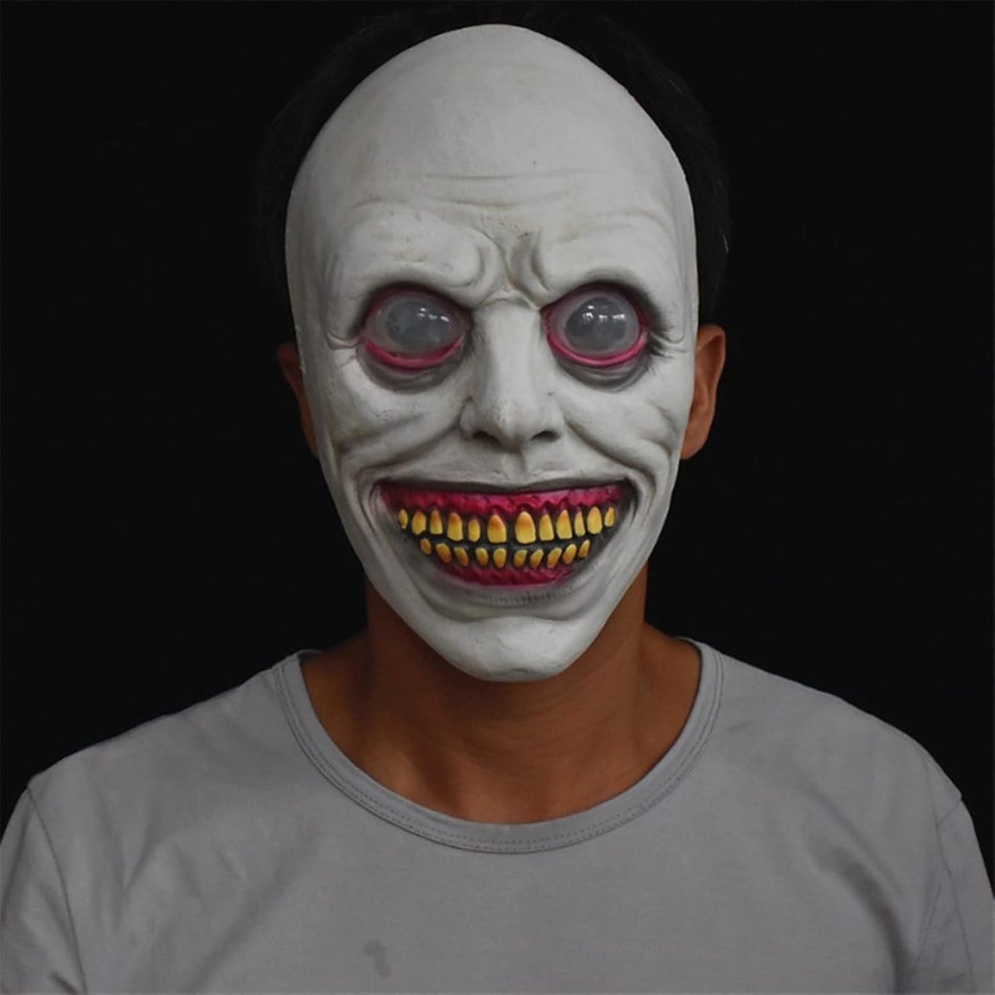 Horror Halloween Mask, Scary Mask Masquerade Halloween Mask, Smiling Demon Scary Clown Cosplay Halloween Demon Carnival