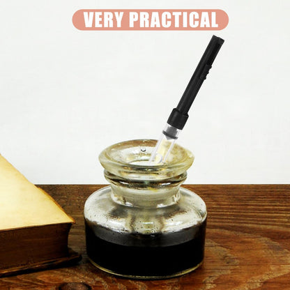 SEWACC 10pcs Ink Converter Replacement for Fountain Pens Ink Absorb Tool Piston Fill Accessories Sturdy and