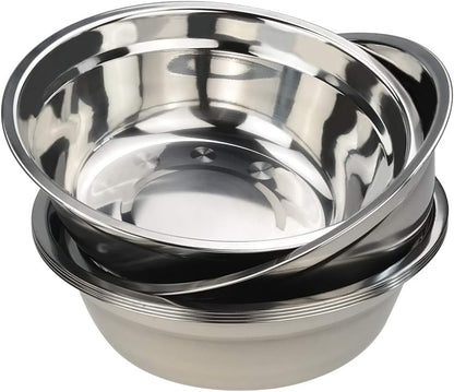 Fiaze 6-Piece Stainless Steel Mixing Bowl, 9.5" Diameter Serving Bowls Set