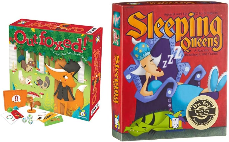 Gamewright Outfoxed! A Cooperative Whodunit Board Game for Kids 5+