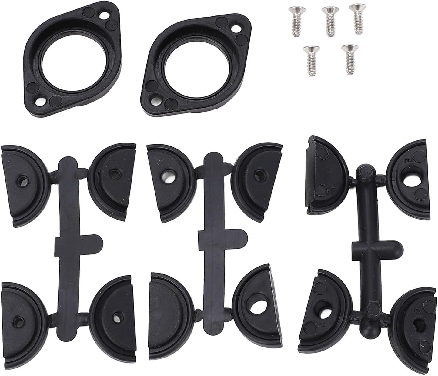 Through Hull Wiring Kit, Universal Fit High Toughness Thru Hull Wiring Kit for Fish Finder Motors Lighting Kits Removable Pod Kayaks Fishing Accessories