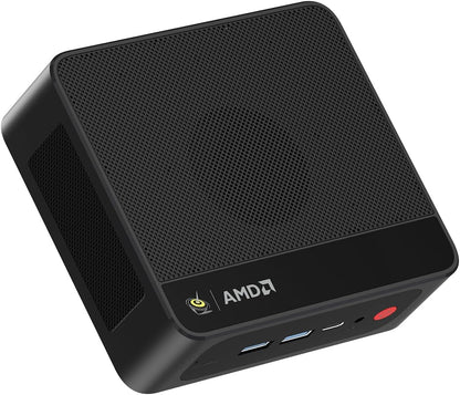 Beelink Mini PC SER5 MAX with AMD Ryzen 7 6800U, 32GB LPDDR5 1TB NVMe M.2 SSD, DP/HDMI/Type-c Triple Display Output,WiFi6,1000M LAN, BT5.2, W-11 Mini Computer