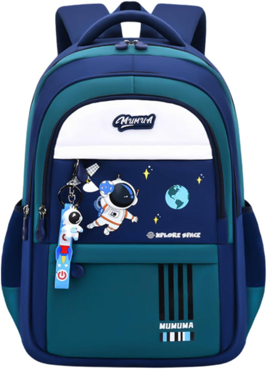 MITOWERMI Astronaut-space Backpack for Boys-Girls Elementary Middle School Bags for Girls Kids Bookbag