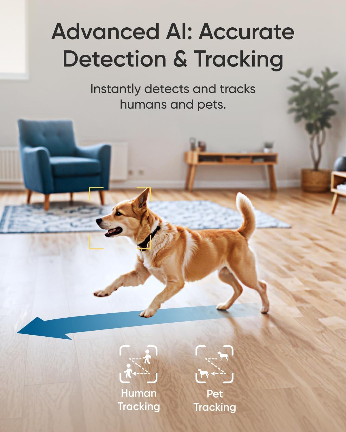 eufy Indoor Cam E30 | 4K UHD Smart Indoor Security Camera with 360° Pan & Tilt, AI Detection & Color Night Vision