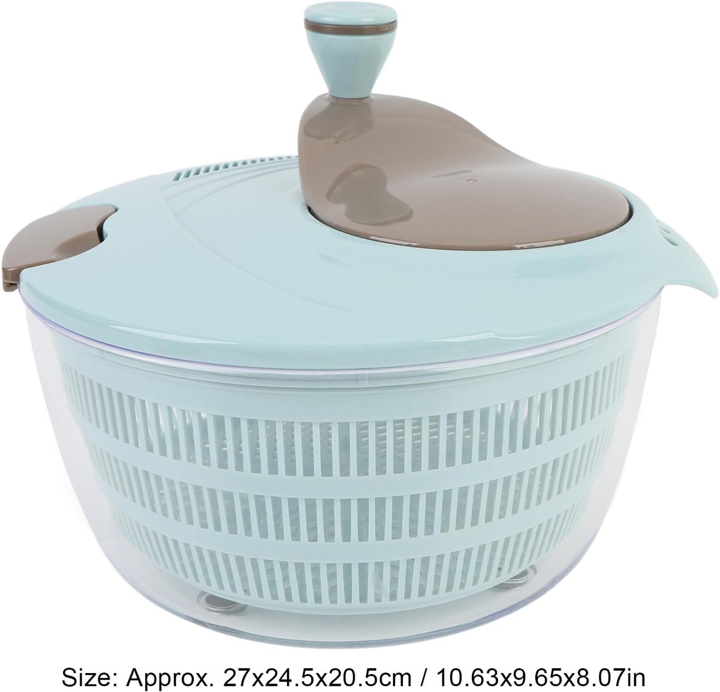 Salad Spinner Lettuce Dryer, Hand Crank Rotary Vegetable Dryer Veggie Washer with Colander, Vegetable Spinner Drain Basket, Vegetables Fruits Wash Spinner Bowl