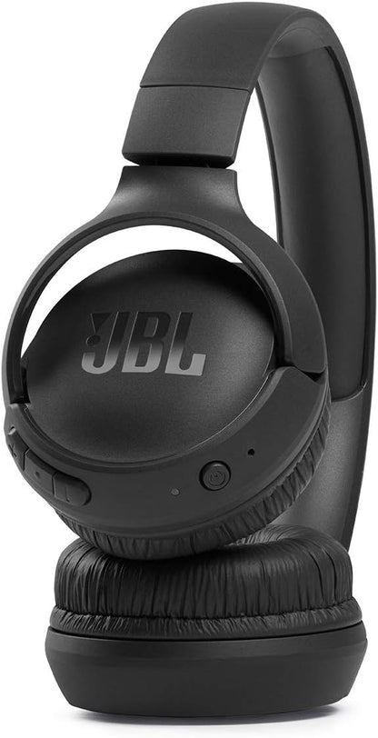 JBL Tune 520BT - Wireless On-Ear Headphones, Up to 57H Battery Life and Speed Charge, Lightweight, Comfortable and Foldable Design, Hands-Free Calls with Voice Aware (Blue)