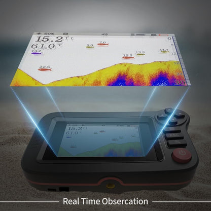Wireless Sonar Fish Finder Color Screen Fishing Detector Underwater Depth Sounder