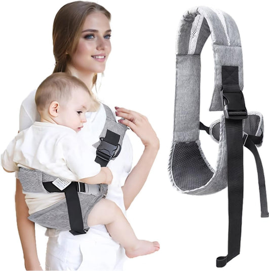 Easy to Carry Carrier - Compact Toddler Carrier with Adjustable Strap, Soft Lining, Non-Slip Hip Seat for Babies and Toddlers (7-45 lbs, 6-48 months)