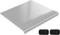 Stainless Steel Cutting Board with 2 Pack Non-Slip Mats, Yoposeo Heavy Duty Baking Cutting Chopping Boards for Kitchen, Meat, Fruits, Vegetables, Bread and Baking (23.6" X 15.7"/ 60 X 40cm)