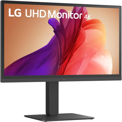 LG 27" 27BA45U-B 27" Ultrafine UHD (3840 x 2160) 4K IPS Monitor – 5ms 60Hz HDR10, DCI-P3 90%, Tilt/Height/Swivel/Pivot Adjustment, HDMI & DisplayPort, Eye Comfort, Black