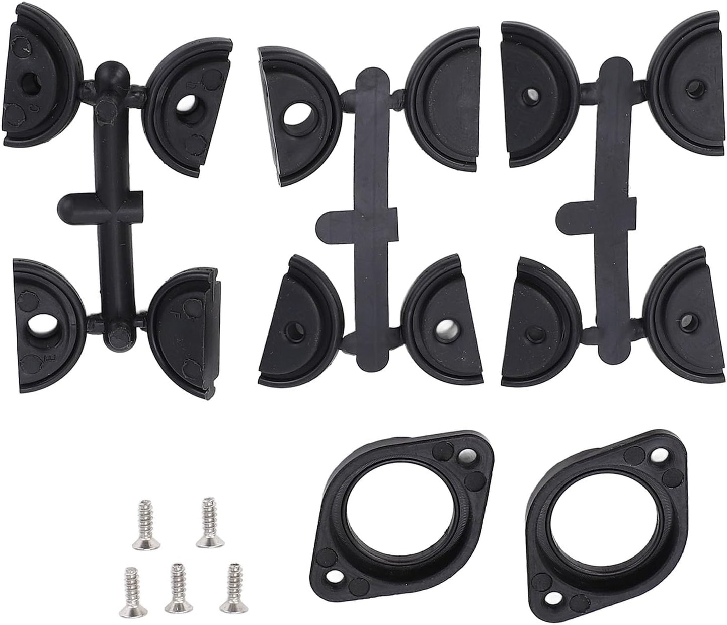 10PCS Through Hull Wiring Kit Kayak Fishing Accessories Universal Fit High Toughness for Fish Finder Motors Lighting Kits Removable Pod