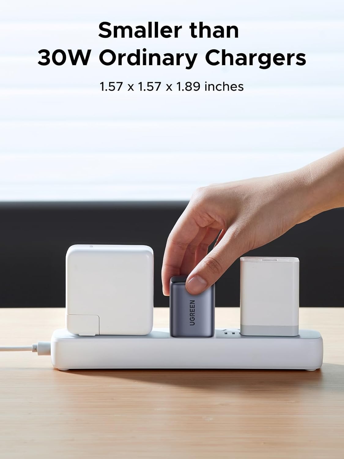 UGREEN 35W USB C Charger Block, Nexode 2Ports GaN Foldable USB and Type C PPS Compact Fast Wall Plug for iPhone 16 Pro Max 15 14, Pixel 8 7pro, Galaxy S25 Ultra S23 Note 20, iPad, MacBook Air