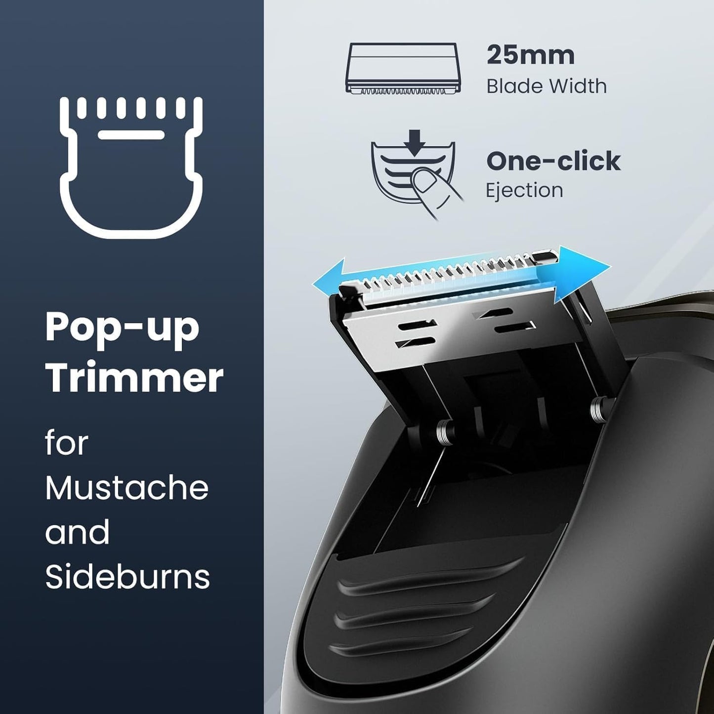 Purilite Select Electric Razor for Men Cordless – Wet/Dry Rotary Shaver Waterproof