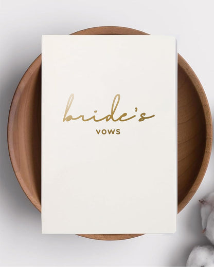 GroomBrideGifts Wedding Vow Book for His and Hers, Soft Touch, Perfectly Sized Bride and Groom Vow Books, Wedding Essentials, Wedding Registry Ideas, His and Hers Gifts