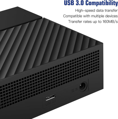 UnionSine Desktop External Hard Drive 14TB, USB3.0 3.5" HDD Storage
