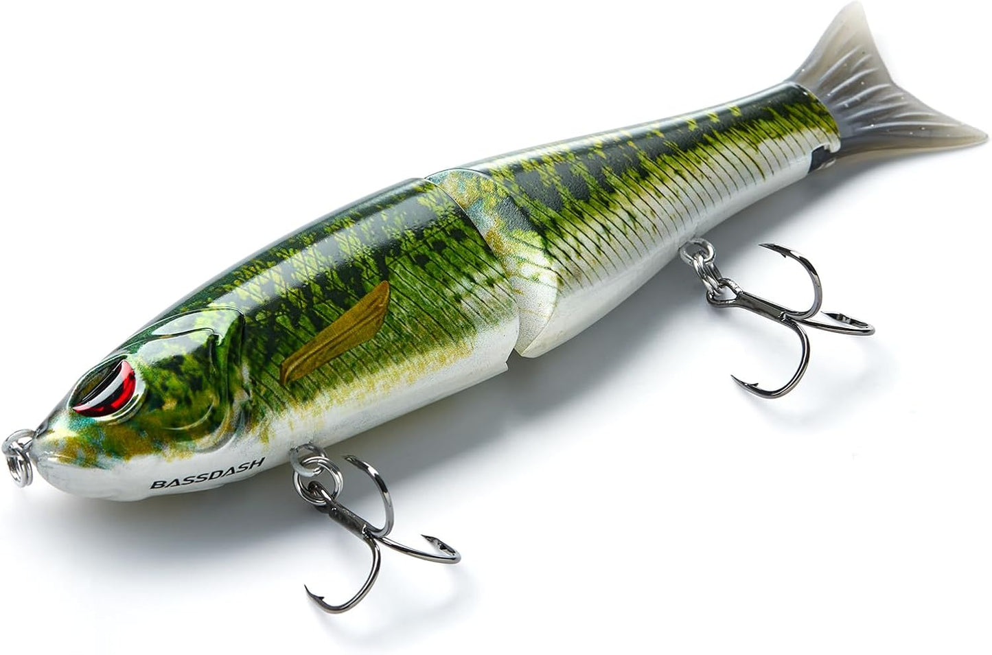 Bassdash SwimShad Glide Baits Jointed Swimbait Bass Pike Salmon Trout Muskie Fishing Lure