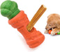 LIFLIX Cute Carrot Bully Stick Holder for Medium Large Breeds, Heavy Duty Dog Chew Holder, Safety Device to Prevent Choking