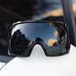 Oversized Wrap Around Sunglasses for Women Men,Futuristic Rave Curved Lens Shades,Fashion Trendy Shield Sun Glasses 8060