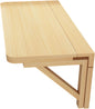 Wall Mounted Folding Wooden Table | Space-Saving Fold-Down Desk