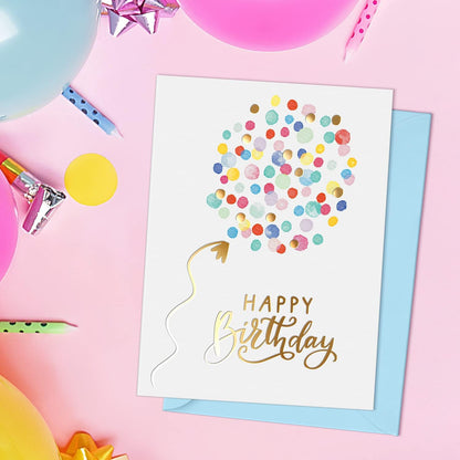 Sweetzer & Orange Happy Birthday Cards with Envelopes and Assortment Box – Variety Set of 50 Assorted Birthday Notes. Perfect Bulk Pack for Celebrations, Office, Friends, Family, and Special Occasions