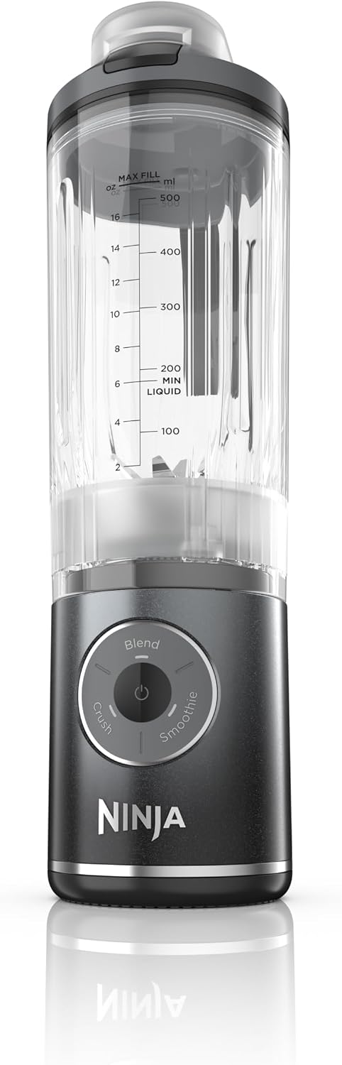 Portable Cordless Blender | 22 oz Twist-Off Cup, Auto-IQ Programs and Ice-Crushing Power