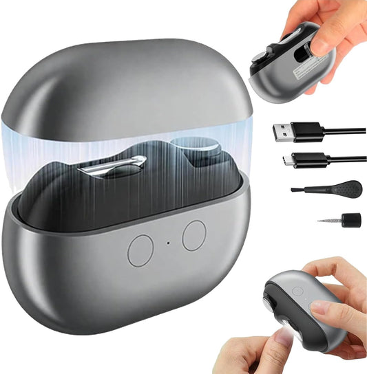 Yosody Nail Clipper, Easy Clip Electric Nail Clippers, Smart Nail Clippers, With Led Light, Nail Scraps Storage And Polishing