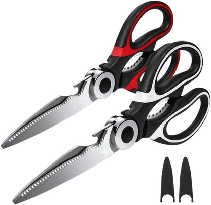 Stainless Steel Kitchen Scissors | For Cutting Fish Meat Chicken Bones Pizza(20pcs)
