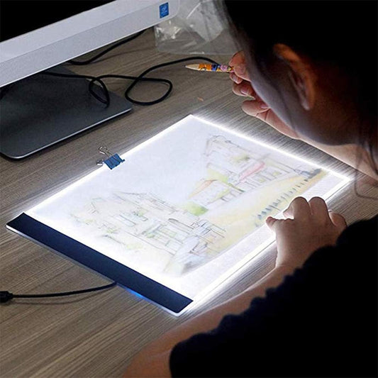 Huacan LED Light Pad Board for Diamond Painting Tablet Ultrathin 3 Level Dimmable Portable USB Charging Apply to Diamond Art Kits