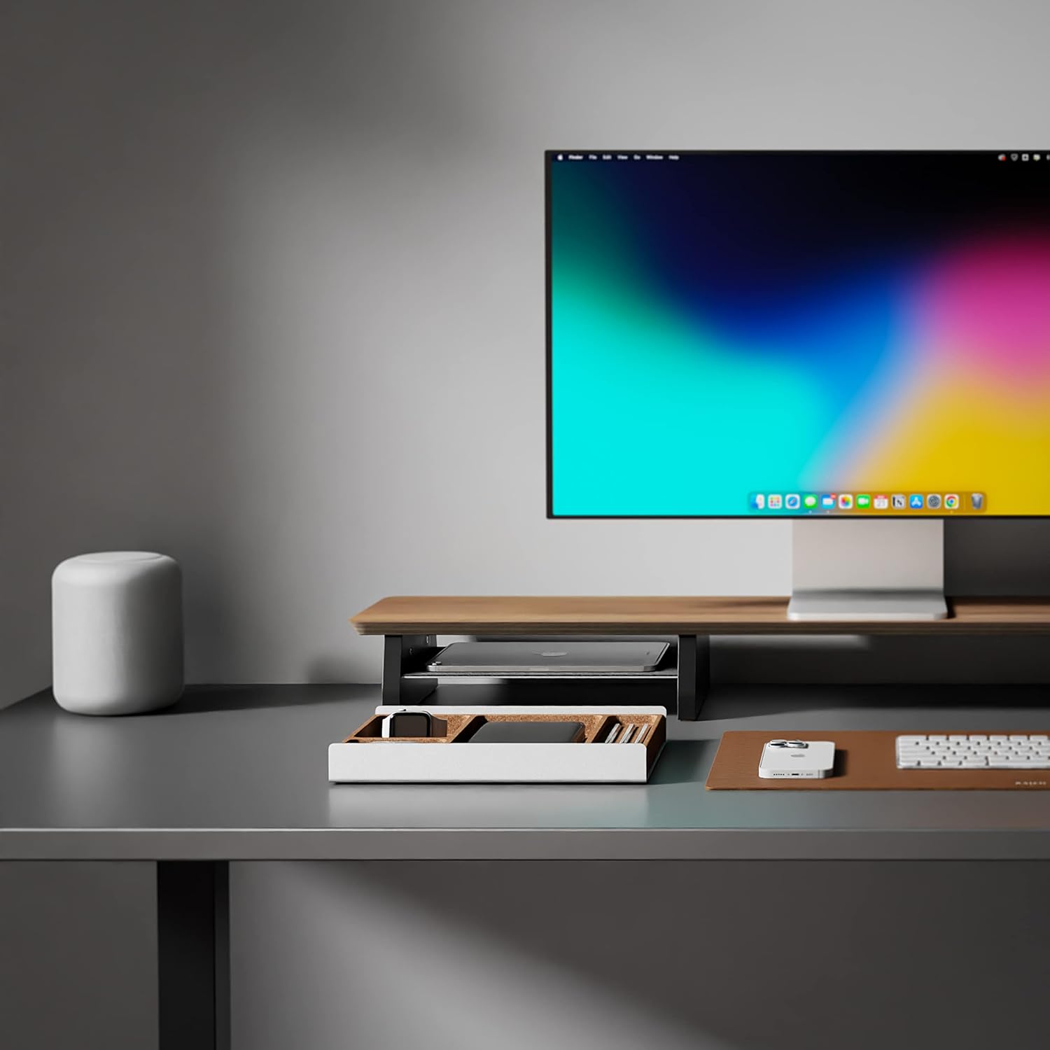 Desk Tray Organizer | Drawer Desk Organizer | Stationery Storage Tray | Aluminum Desk Organizer | Desktop Catchall Tray - PuriLite