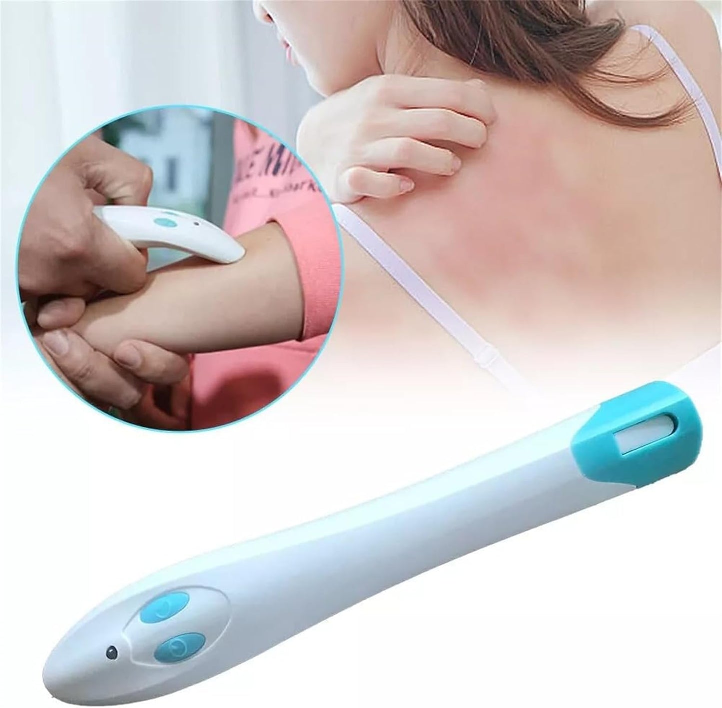 SJHKXAHY Insect Bite Healer Electronic Pen Device Chemical Free Effective for Irritating Insect Stings Lasting Relief Burning Swelling and Pain Anti-Itch Pen Heat Antipruritic Technology,One