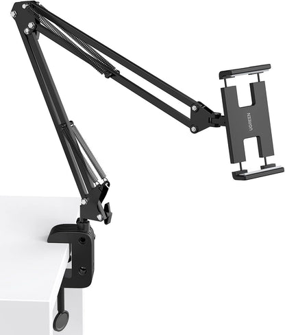 UGREEN Tablet Stand for Bed, Lazy Tablet Holder for iPad, Flexible Tablet Arm Clamp for Desk Compatible with iPad Pro 12.9 9.7 10.5, iPad Air, iPad mini 6 4 3, Galaxy Tab, iPhone 4-12.9 Inch Devices