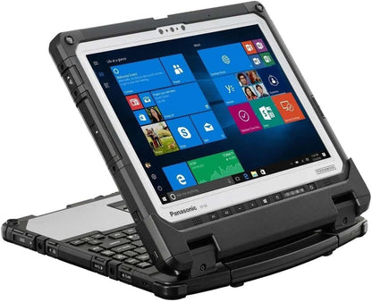 Panasonic Toughbook CF-33 MK1, Intel Core i5-7300U up to 3.5GHz, 12-inch QHD Touchscreen + Digitizer, 8GB RAM, 256GB SSD, 4G LTE, Premium Keyboard, Windows 10 Pro (Renewed)