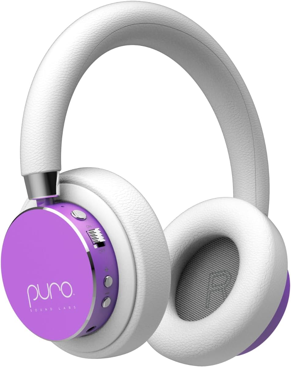 Puro Sound Labs BT2200 Plus Volume Limited Kids’ Bluetooth Headphones (Blue)