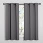 NICETOWN Blackout Curtains 2 Panels for Bedroom- Thermal Insulated Grommet Blackout Curtains 63 Inches Long for Living Room/Kitchen Rideaux occultants (2 Panels, W42 x L63 -Inch,Grey)
