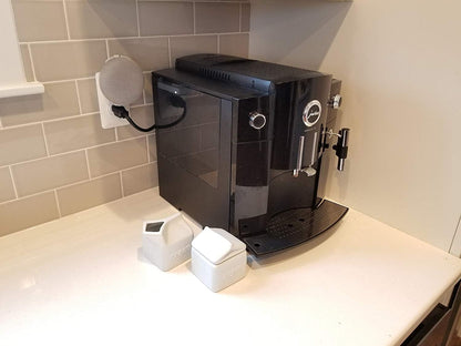 The Nest Mini Backpack 2nd Gen 2019: The Simplest and Cleanest Outlet Wall Mount Hanger Stand for NEW Google Nest Mini - No Cord Wrapping Required - Designed in USA (White)